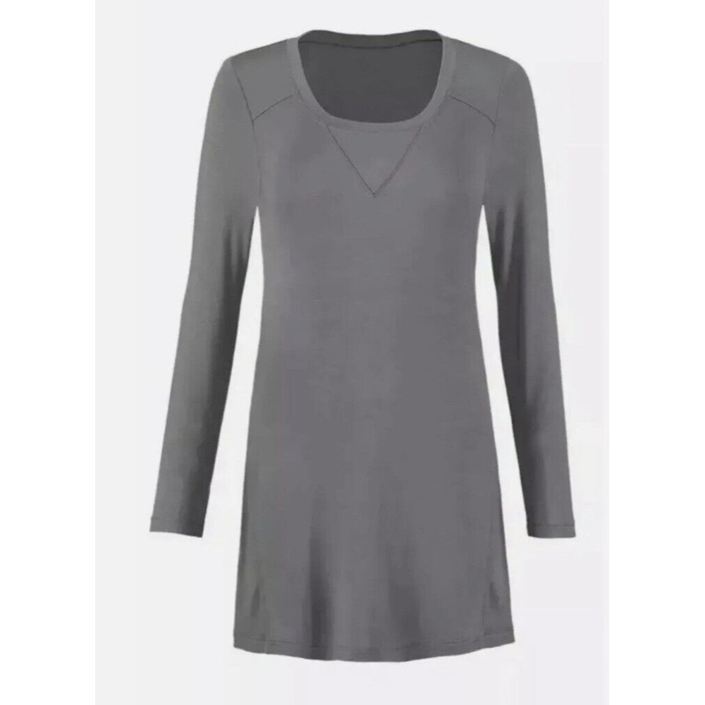 Cabi Women’s #3627 Gray Long Sleeve Stretch Knit Swing Tee Size S Small